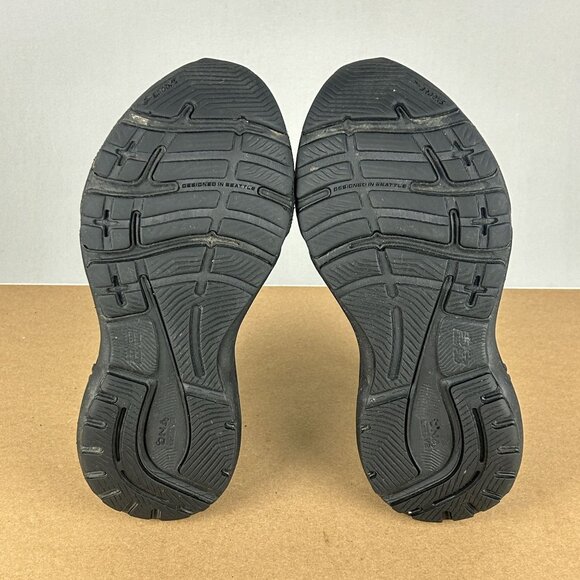Brooks Adrenaline GTS 23 Triple Black Athletic Running Shoes Womens 7 Low Top - Picture 7 of 10